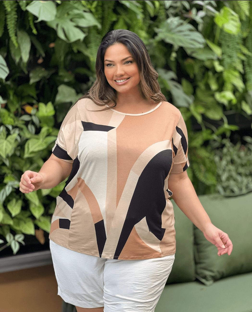 Blusa Contemporânea Plus - Antônia's Boutique