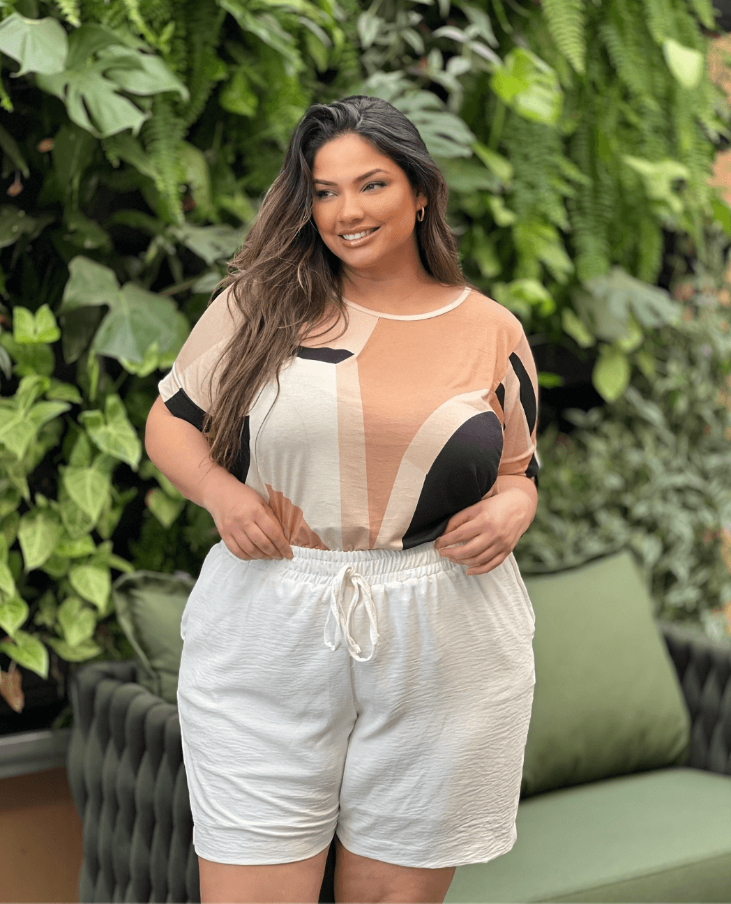 Blusa Contemporânea Plus - Antônia's Boutique