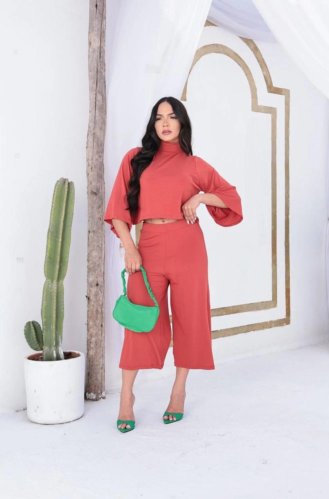 Conjunto Coral - Antônia's Boutique