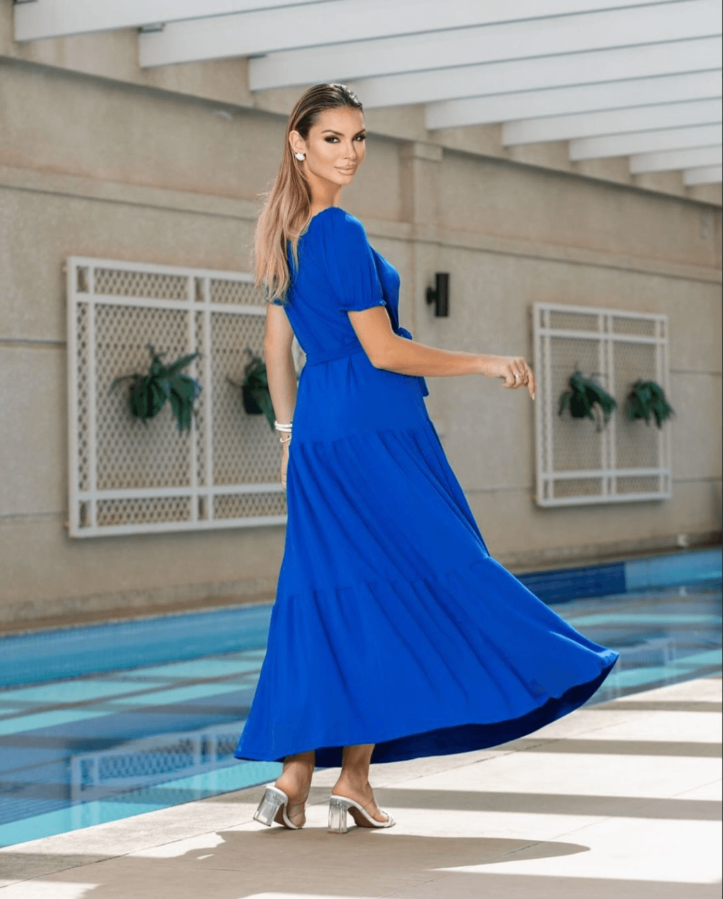 Vestido Anna Blue - Antônia's Boutique