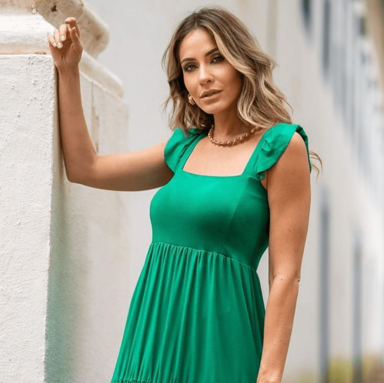 Vestido Midi Summer - Verde - Antônia's Boutique