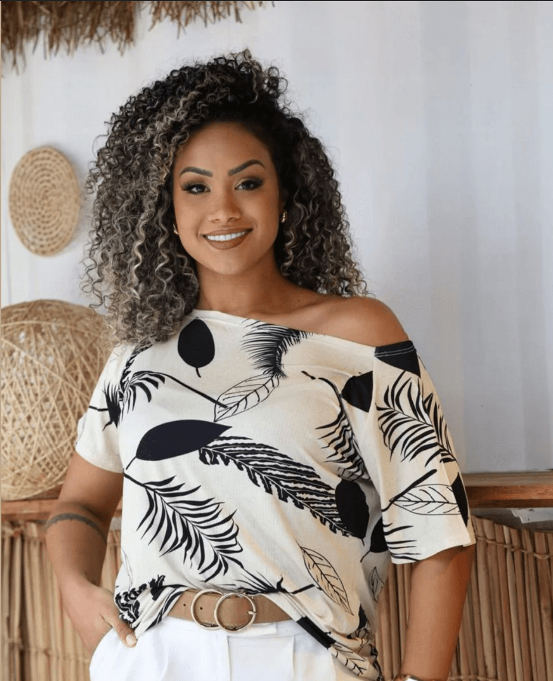Blusa Estampa Flowers - Antônia's Boutique